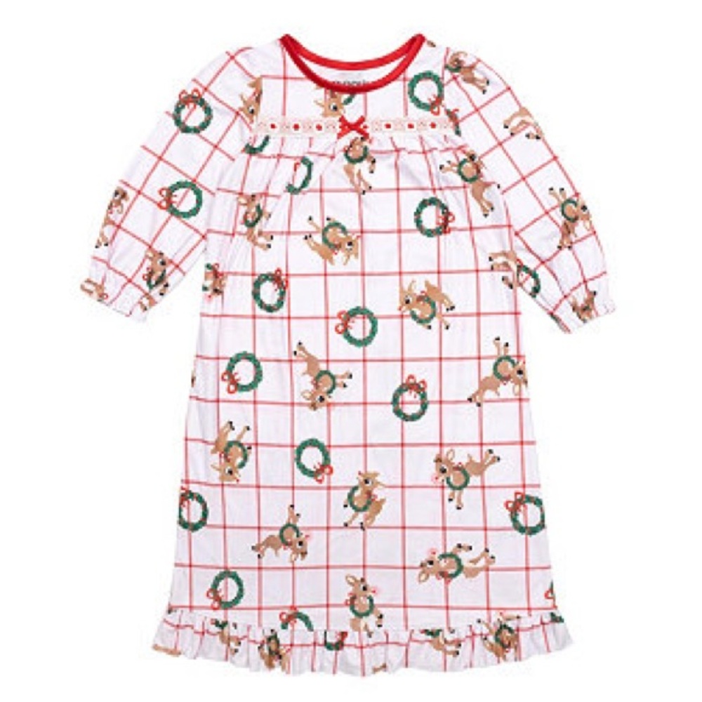 Rudolph the Red Nosed Reindeer Christmas Pajamas Nightgown
